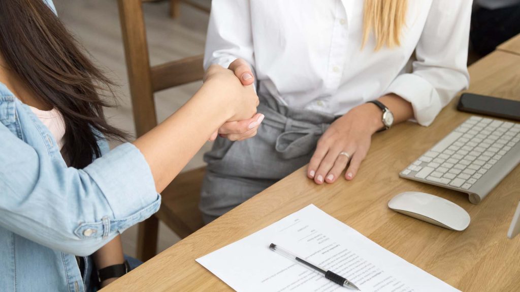 successful interview for Real Estate agent